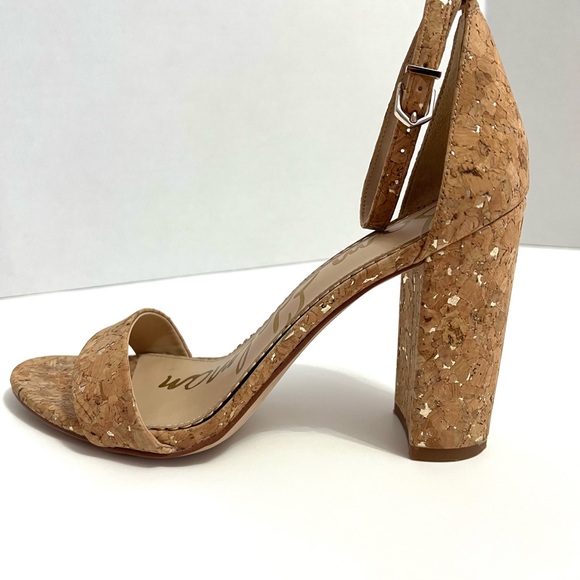 Sam Edelman Tan Cork Heels - Picture 6 of 8